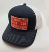 Navy Blue Mesh Back Hat w/ Vintage Red Surf Tag Patch